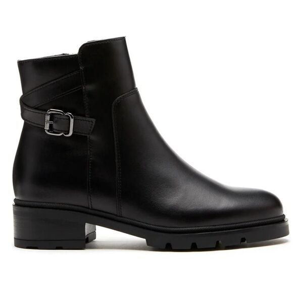 NIB LA CANADIENNE SHAI LEATHER BOOTIE SIZE 5.5 - Picture 1 of 12